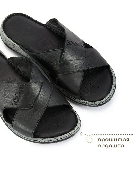 Женские сабо eObuv черные, артикул D25YT-1385-01