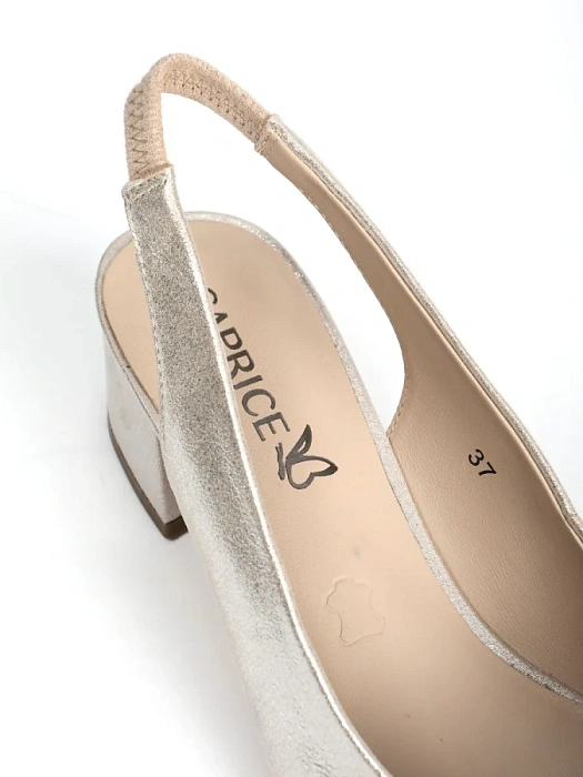 Женские слингбэки CAPRICE бежевые, артикул 9-29500-42-341