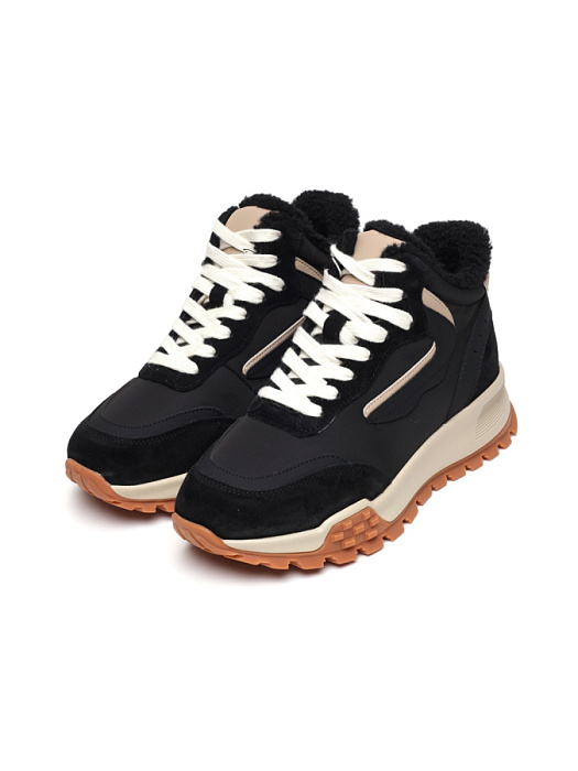 Женские кроссовки Donna Daniella  черные, артикул 42-DBE14-13-101