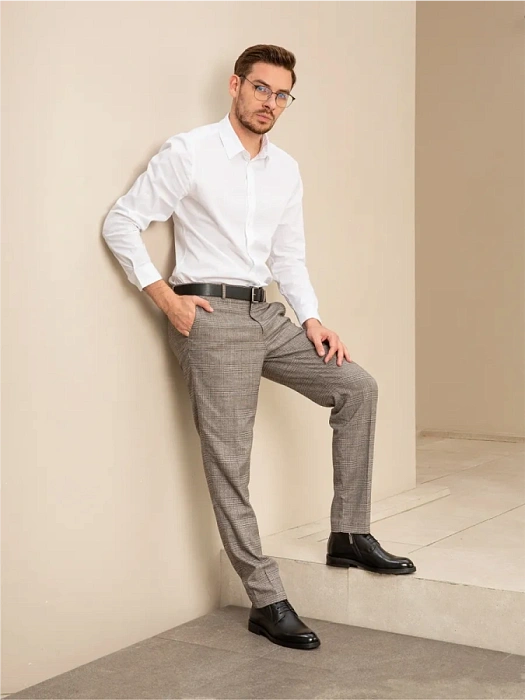 Мужские ботинки BRUNO RENZONI  черные, артикул H011-1