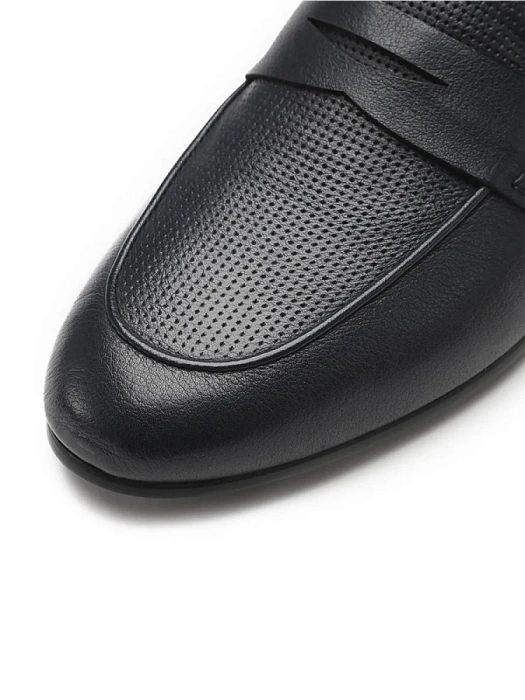 Мужские лоферы BRUNO RENZONI  синие, артикул YS645A-H05A-NP