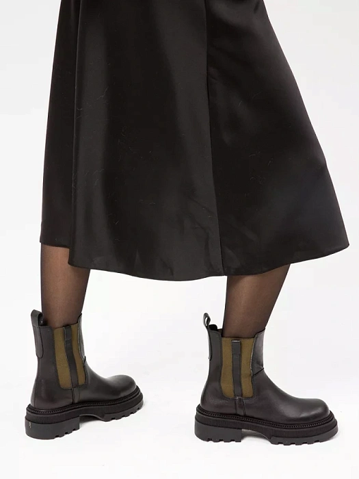 Женские челси eObuv черные, артикул 460-7047-03