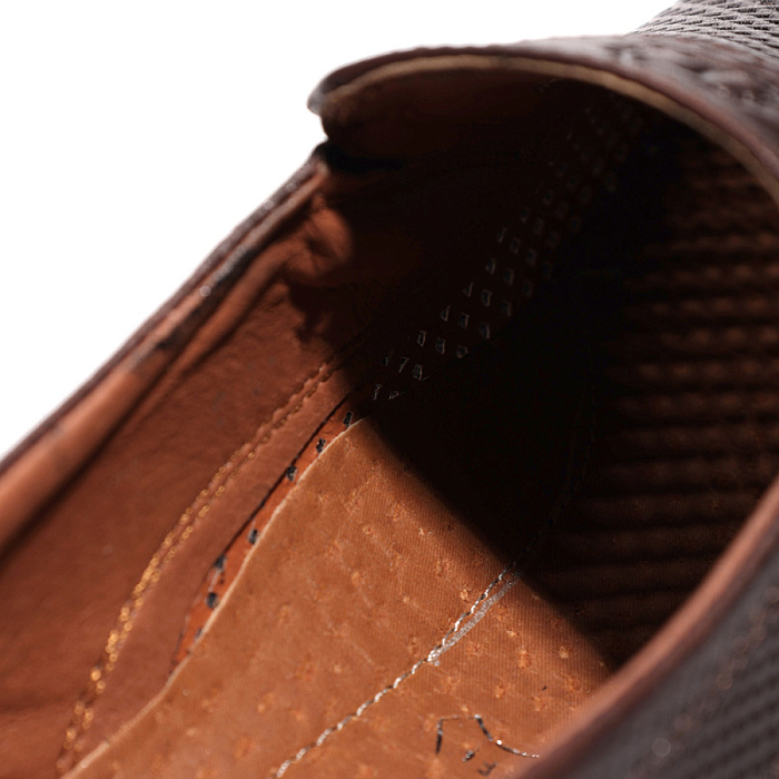 Мужские туфли basic BRUNO RENZONI  коричневые, артикул WL065-012