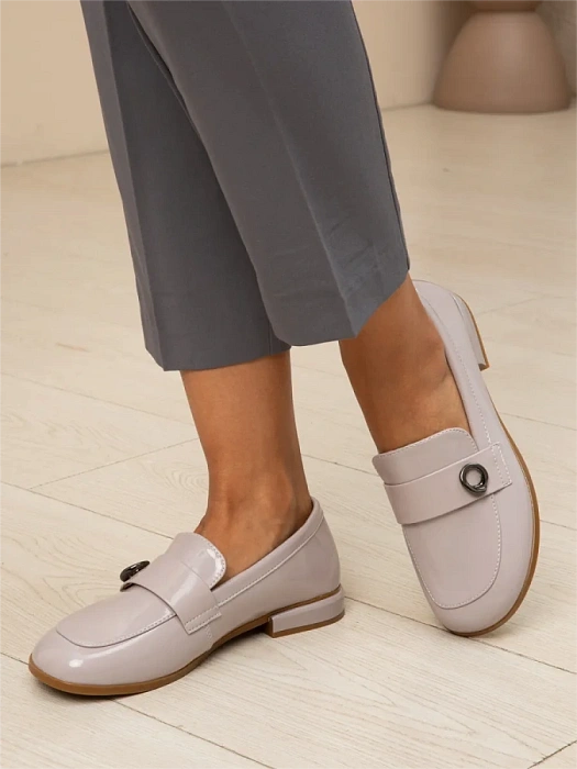 Женские лоферы SOFIA-ALEXANDRA серые, артикул 51-TMU11-7-505