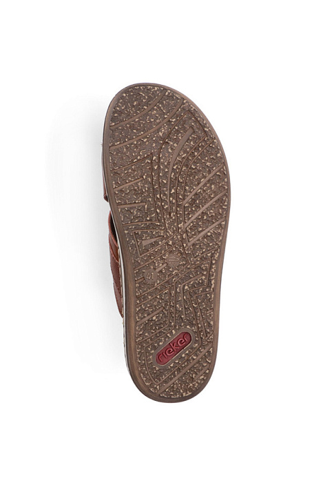 Мужские слайдеры RIEKER коричневые, артикул 21082-24