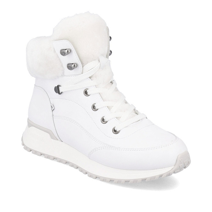 Женские ботинки basic RIEKER белые, артикул W0670-80