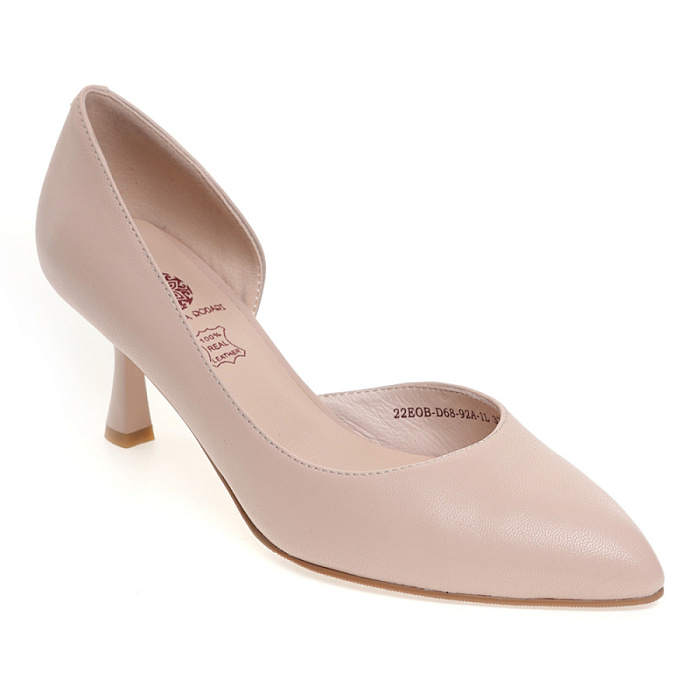 Женские туфли лодочки basic FEDERICA RODARI розовые, артикул 22EOB-D68-92A-1L