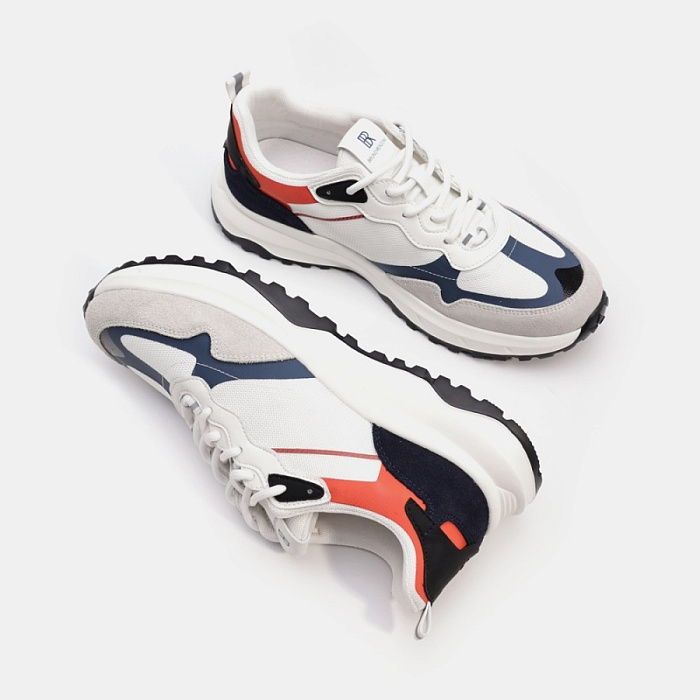 Мужские кроссовки BRUNO RENZONI  белые, артикул DQ81537-27