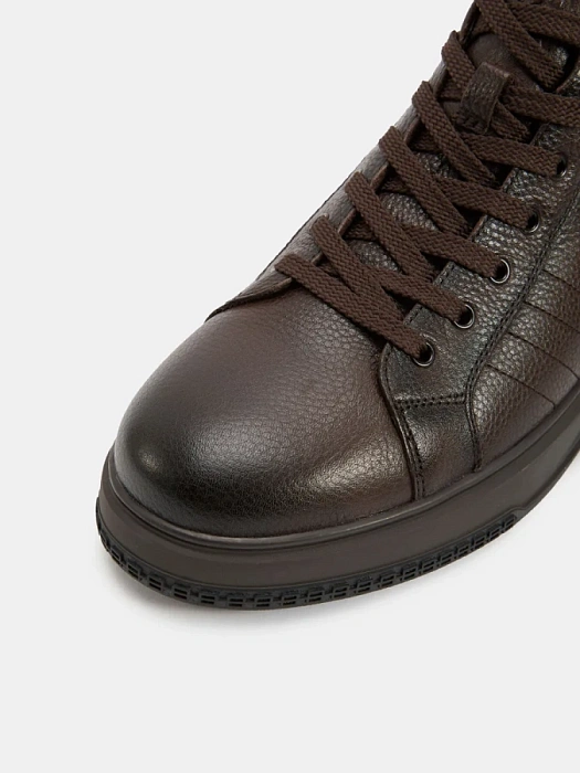 Мужские ботинки BRUNO RENZONI  коричневые, артикул DF2323-116