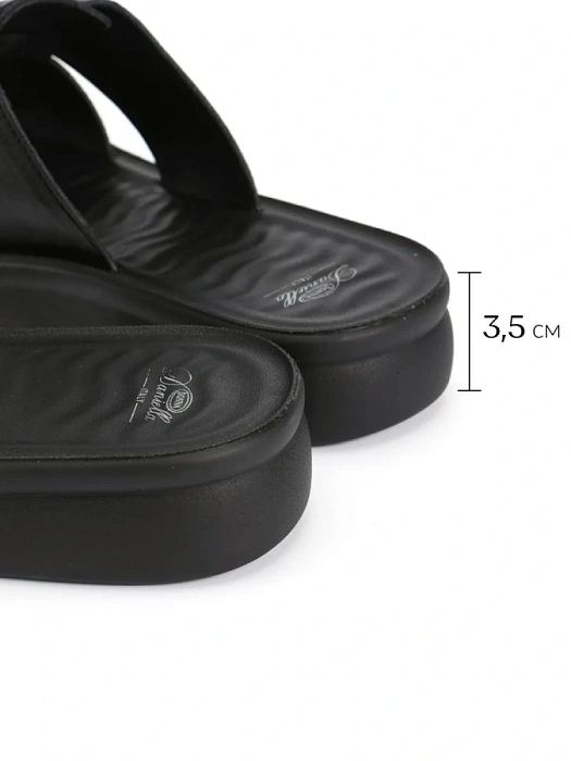 Женские сабо Donna Daniella  черные, артикул 51-CHU4-3-101