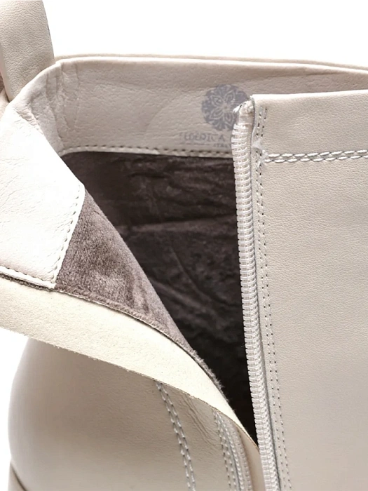 Женские ботильоны FEDERICA RODARI белые, артикул 7E-4C417-5