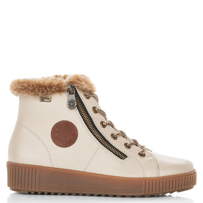 Женские ботинки REMONTE белые, артикул R7980-80