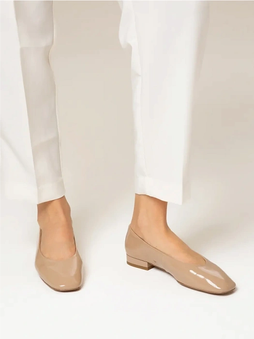 Женские балетки SOFIA-ALEXANDRA бежевые, артикул 38E-HF1000-6267D2