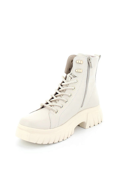 Женские ботинки RIEKER белые, артикул W1877-80