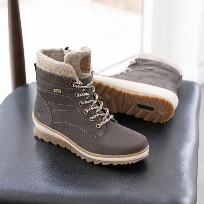 Женские ботинки basic REMONTE серые, артикул R8477-46