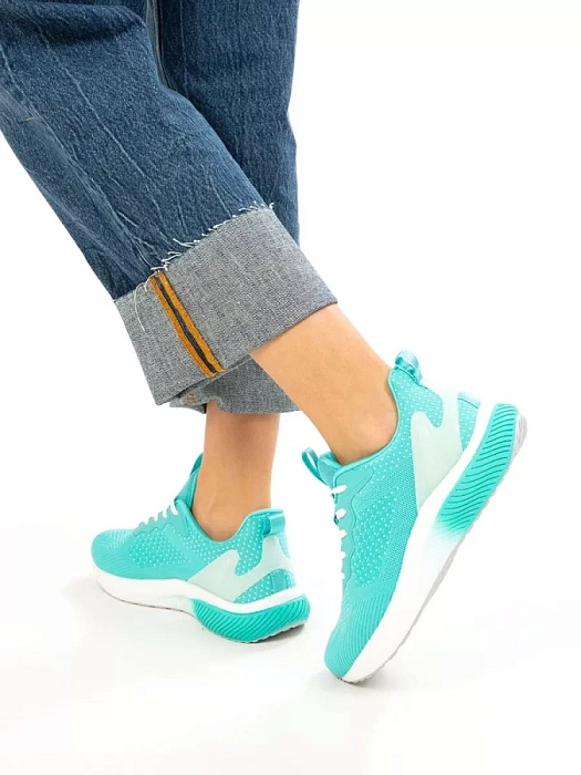 Женские кроссовки SOFIA-ALEXANDRA бирюзовые, артикул SA16785-WB/8-1