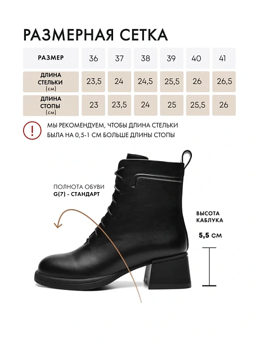 Женские ботинки FEDERICA RODARI черные, артикул 15E-A4563D-2B