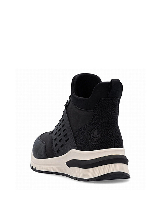 Женские кроссовки RIEKER черные, артикул M6664-00