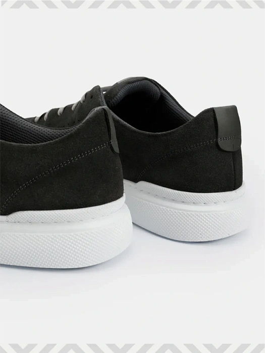 Мужские кеды BRUNO RENZONI  серые, артикул 990666-8