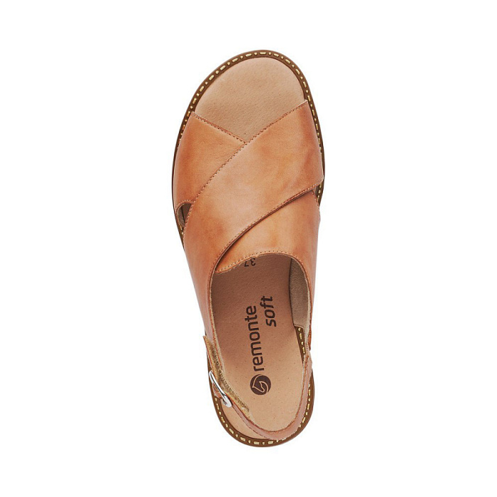 Женские сандалии REMONTE коричневые, артикул D3650-24