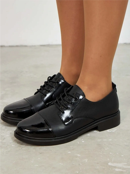 Женские туфли eObuv черные, артикул DY25030708