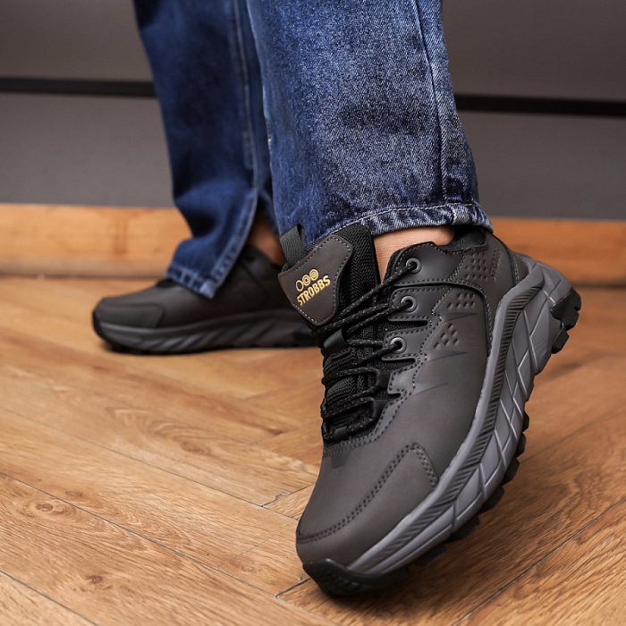 Женские кроссовки STROBBS серые, артикул F7379-10