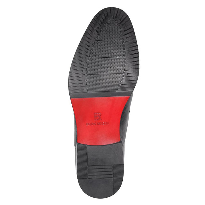 Мужские туфли basic BRUNO RENZONI  черные, артикул 5492A-703A