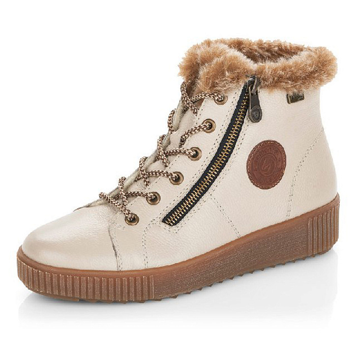 Женские ботинки REMONTE белые, артикул R7980-80