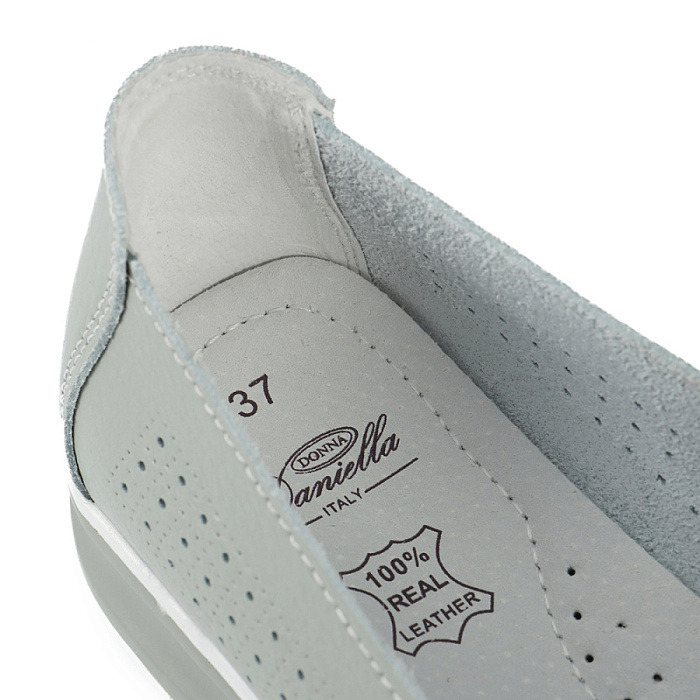 Женские мокасины Donna Daniella  зеленые, артикул 12F2-2-106