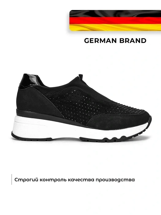 Женские кроссовки MARCO TOZZI черные, артикул 2-24730-41-098