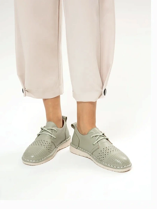Женские туфли basic SOFIA-ALEXANDRA оливковые, артикул SA16792-WL/8-1
