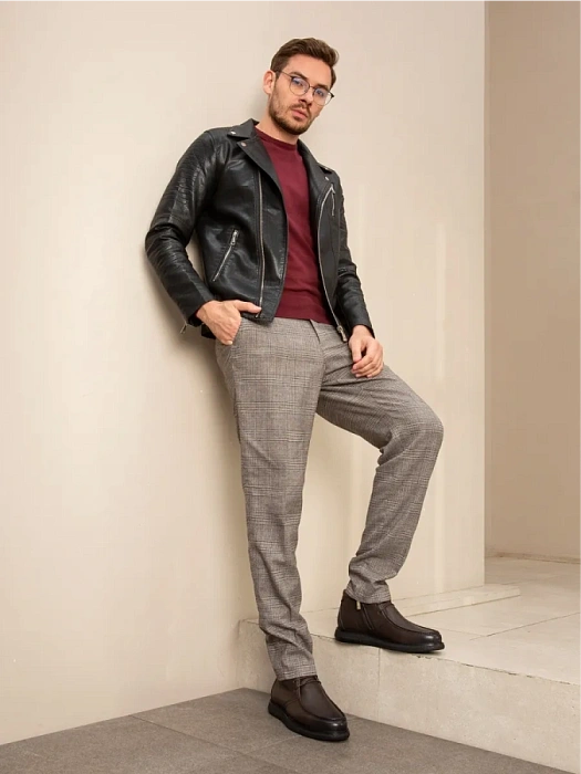 Мужские ботинки BRUNO RENZONI  коричневые, артикул 983X-17R-B12