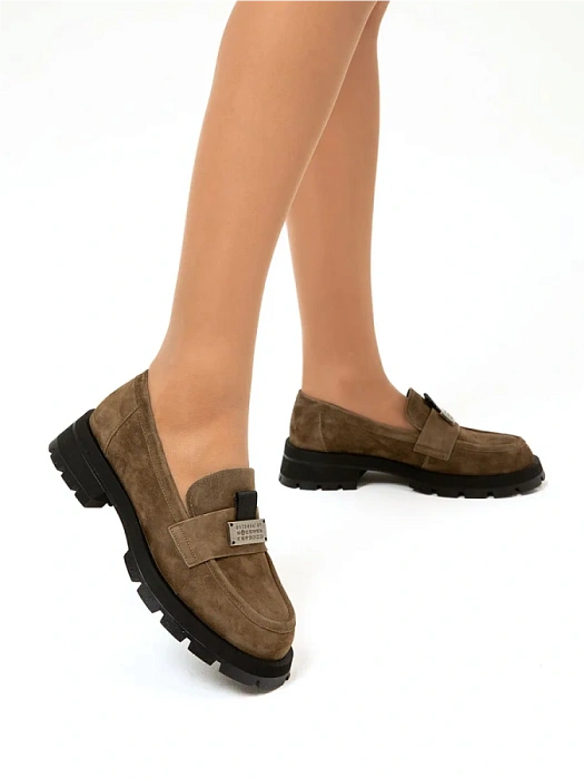 Женские туфли SOFIA-ALEXANDRA коричневые, артикул 17E-16990-H06