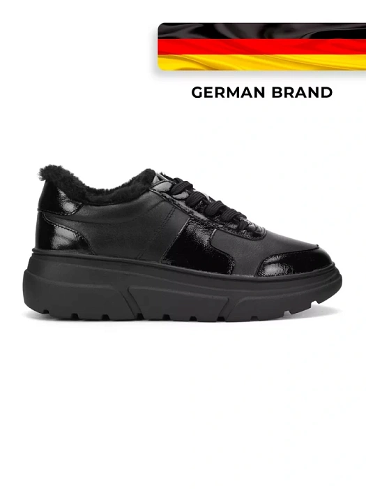 Женские кеды CAPRICE черные, артикул 9-23704-41-019