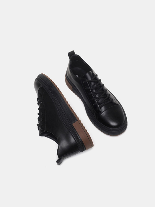 Мужские кеды BRUNO RENZONI  черные, артикул WL3897T-1