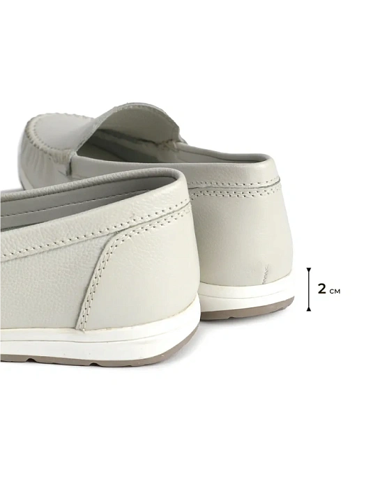 Женские мокасины MARCO TOZZI белые, артикул 2-24600-42-100