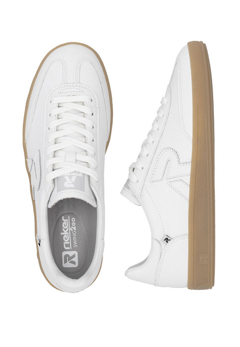 Женские кеды RIEKER белые, артикул W2200-80