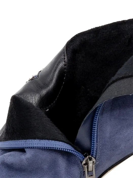 Женские ботильоны FEDERICA RODARI синие, артикул 7728-305-1520