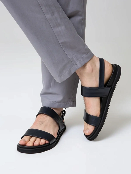 Мужские сандалии BRUNO RENZONI  синие, артикул TK909-8-H8