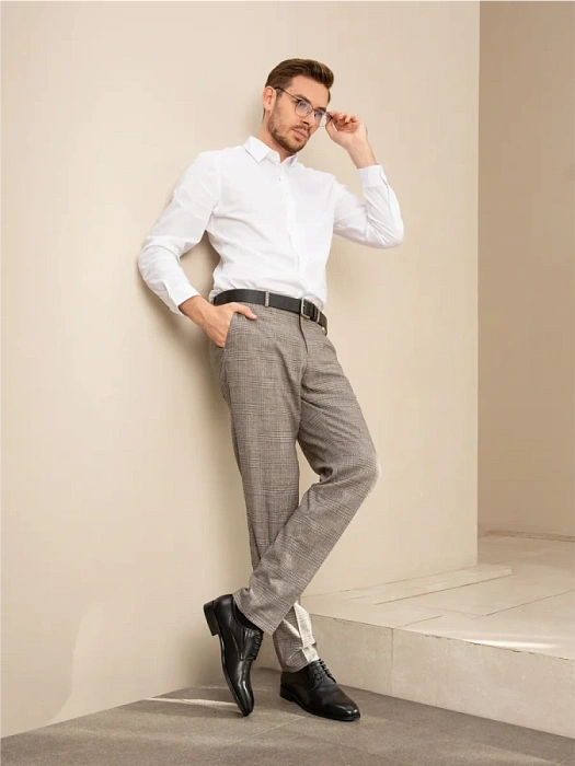 Мужские туфли BRUNO RENZONI  черные, артикул 2465-4-C515