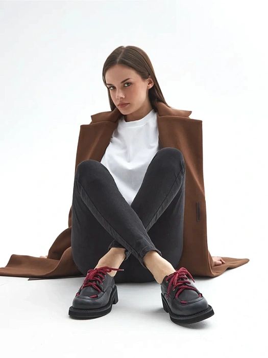 Женские туфли FEDERICA RODARI черные, артикул 4E-3579-202