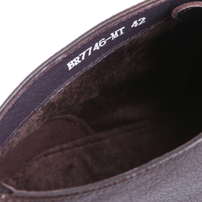 Мужские ботинки basic BRUNO RENZONI  коричневые, артикул BR7746-MT/10