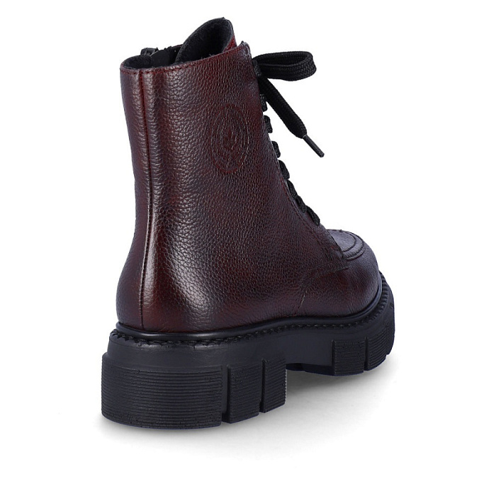Женские ботинки basic RIEKER бордовые, артикул M3807-35