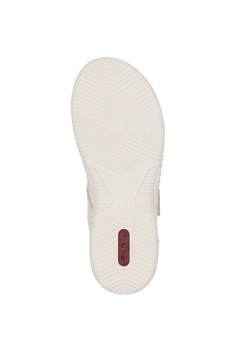 Женские сандалии RIEKER бежевые, артикул V7473-61