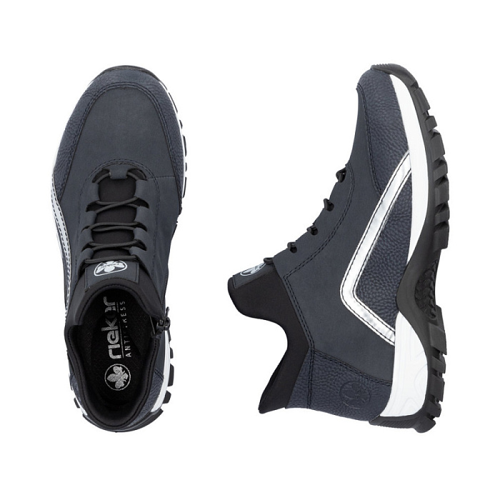 Женские ботинки RIEKER синие, артикул M9883-14