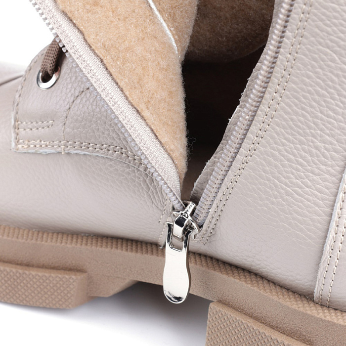 Женские ботинки FEDERICA RODARI бежевые, артикул 76936-1