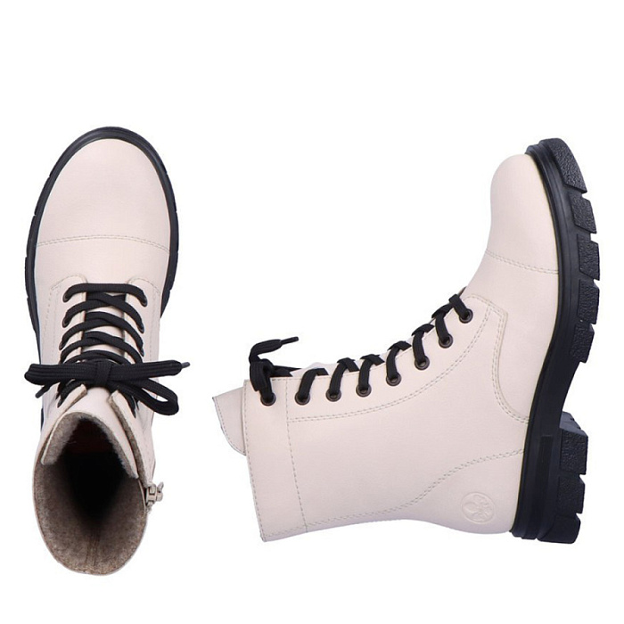 Женские берцы RIEKER бежевые, артикул Z9122-60