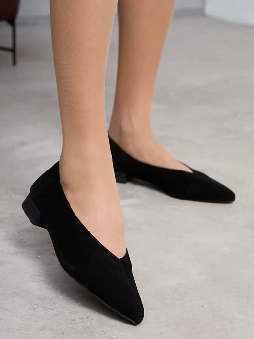 Женские туфли-лодочки SOFIA-ALEXANDRA черные, артикул 38E-HF1239-25W