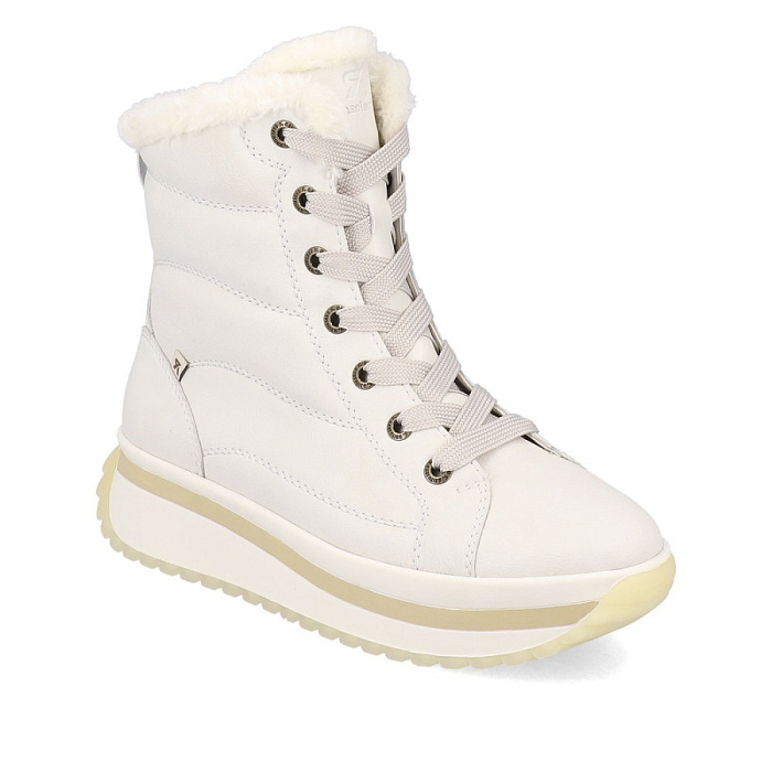 Женские ботинки basic RIEKER белые, артикул W0963-80