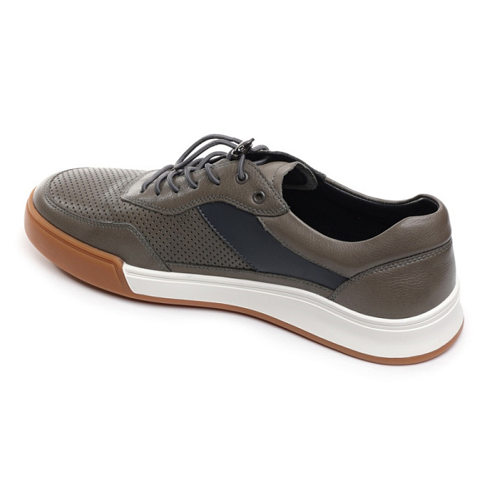 Мужские кеды BRUNO RENZONI  серые, артикул Q108B-1J